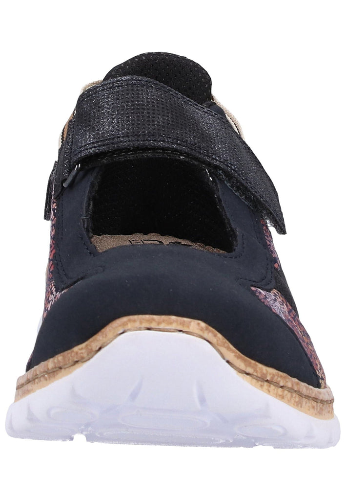 Rieker Halbschuhe Lederimitat Pazifik - surf4shoes