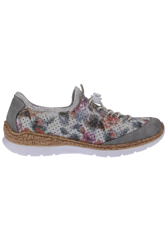 Rieker Sneaker Lederimitat Grau - surf4shoes