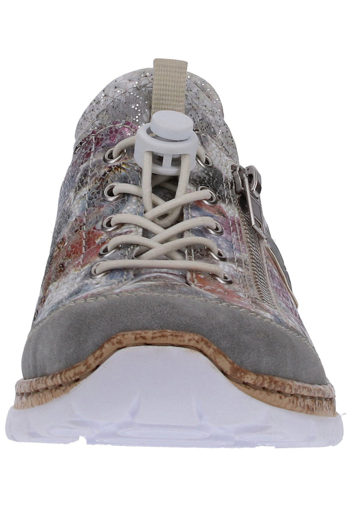 Rieker Sneaker Lederimitat Grau - surf4shoes