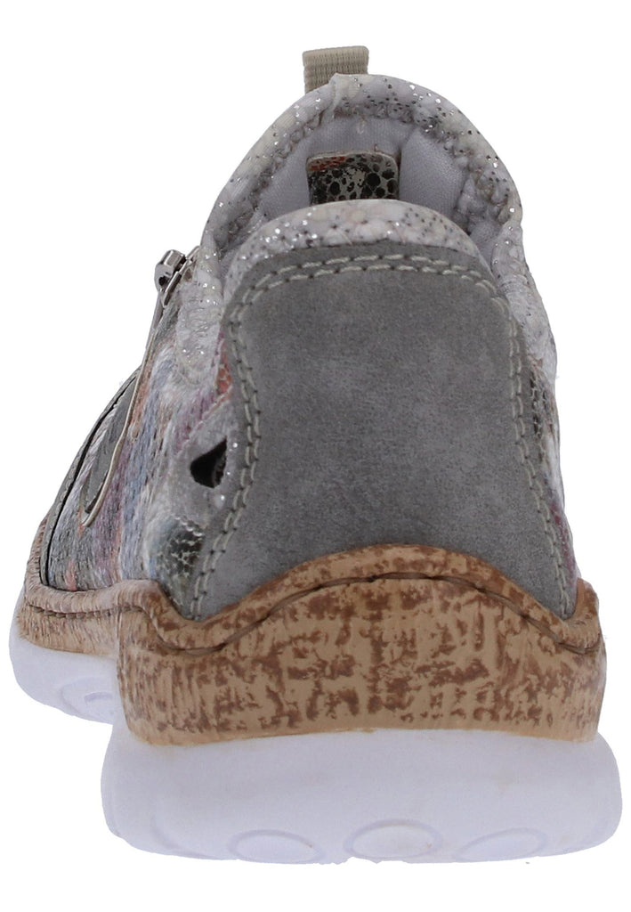 Rieker Sneaker Lederimitat Grau - surf4shoes