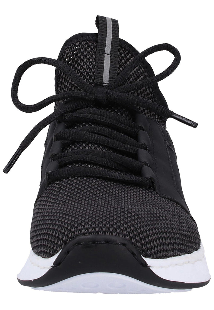 Rieker Sneaker Lederimitat/Textil Schwarz - surf4shoes