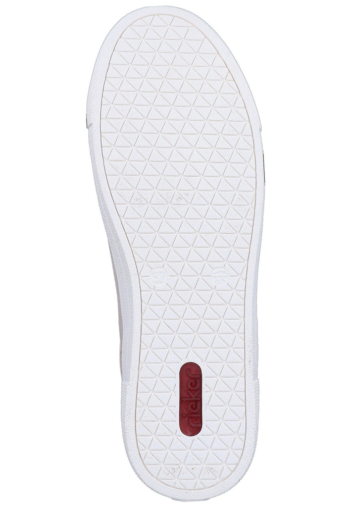 Rieker Sneaker Lederimitat Hellrosa - surf4shoes