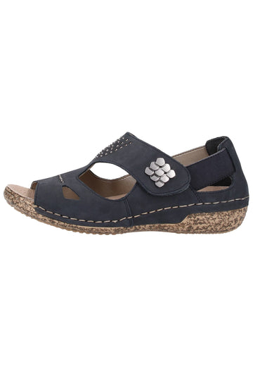 Rieker Sandalen Glattleder Ozean - surf4shoes