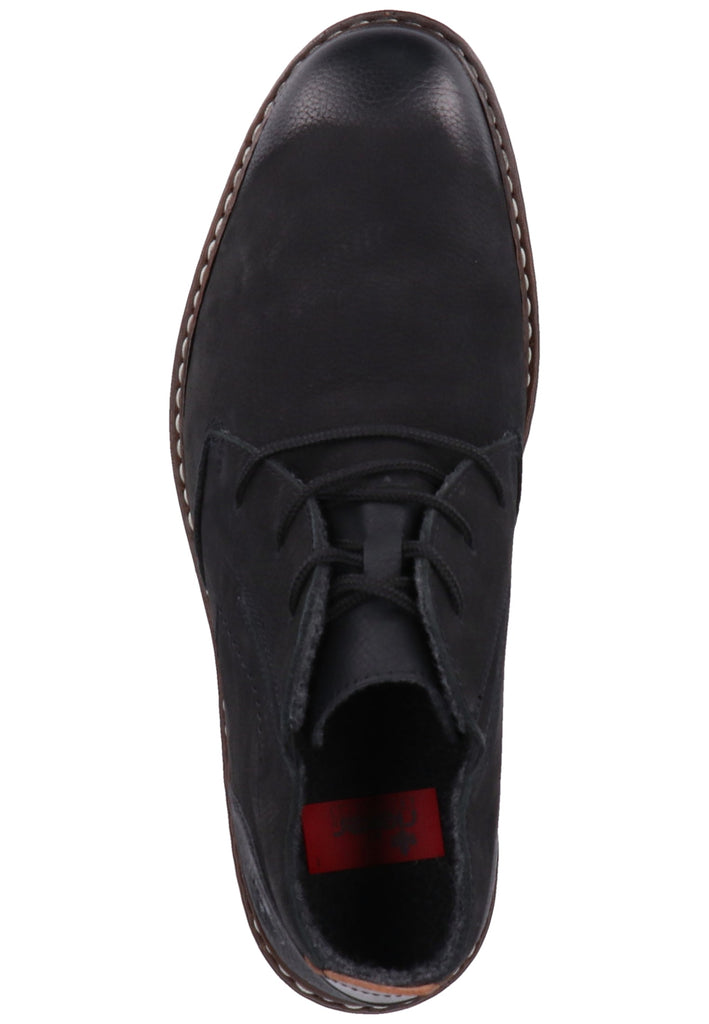 Rieker Halbschuhe Glattleder Schwarz Warmfutter - surf4shoes