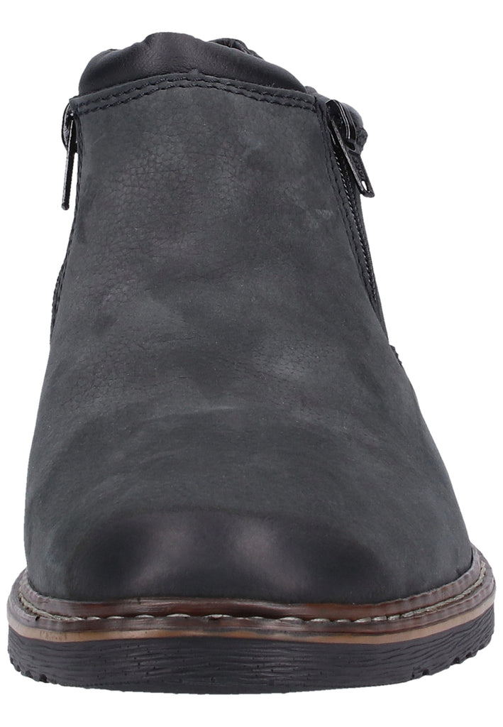 Rieker Slipper Glattleder Blau - surf4shoes