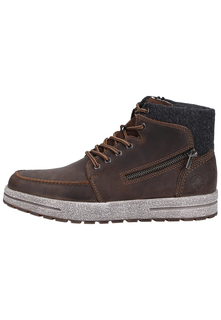 Rieker Sneaker Leder Nougat Warmfutter - surf4shoes
