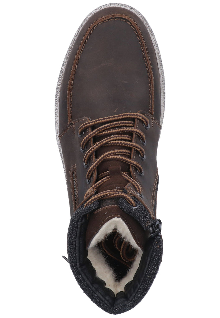 Rieker Sneaker Leder Nougat Warmfutter - surf4shoes