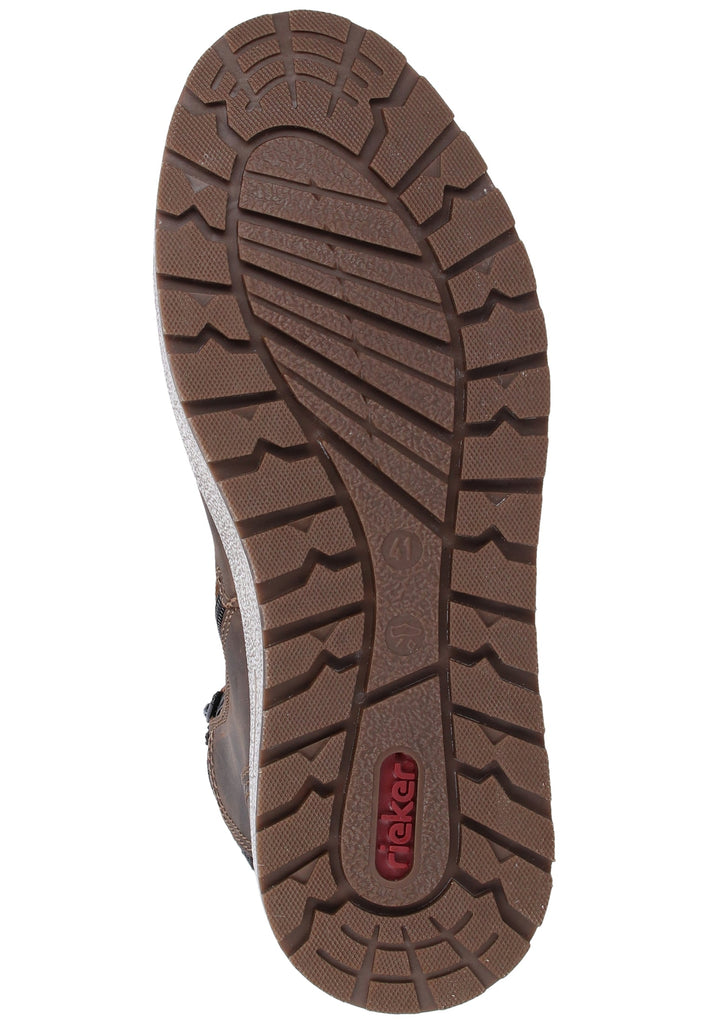 Rieker Sneaker Leder Nougat Warmfutter - surf4shoes