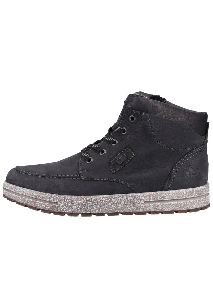 Rieker Sneaker Glattleder Blau/Schwarz Warmfutter - surf4shoes