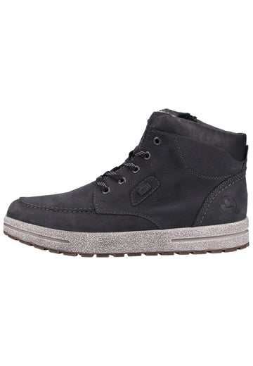 Rieker Sneaker Glattleder Blau/Schwarz Warmfutter - surf4shoes