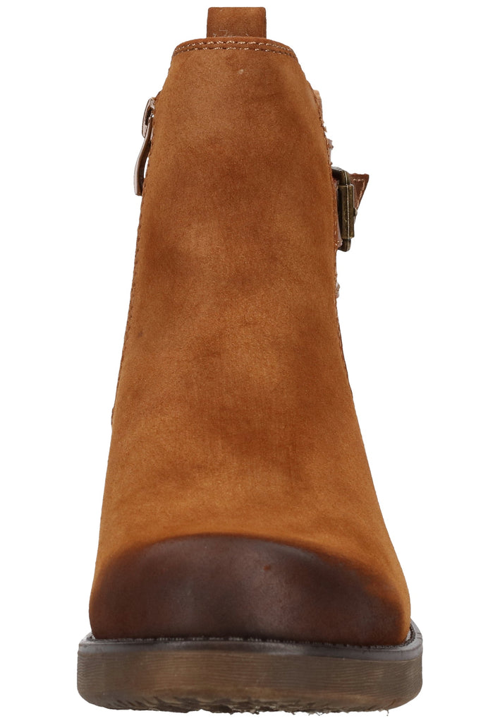 Rieker Stiefelette Lederimitat/Textil Braun Warmfutter - surf4shoes