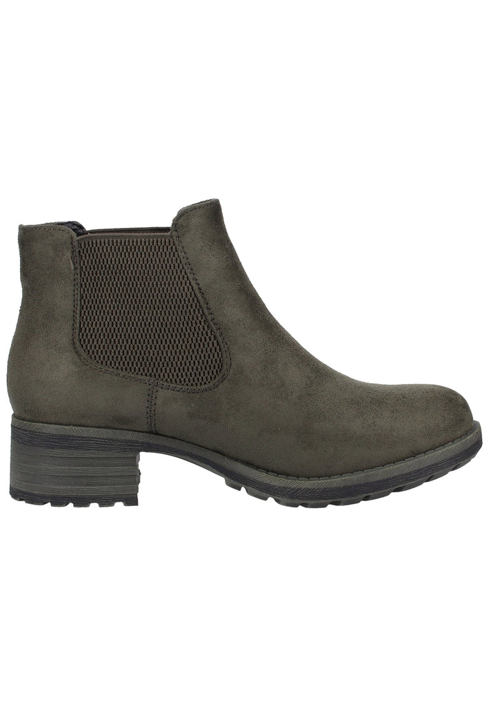 Rieker Stiefelette Lederimitat Beige Warmfutter - surf4shoes