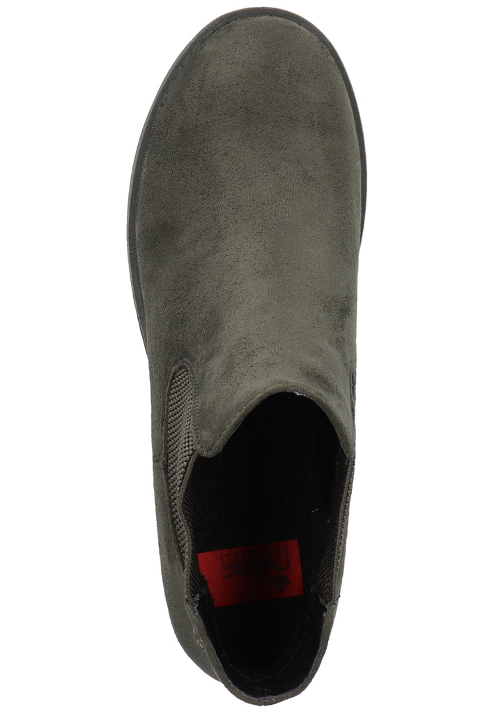 Rieker Stiefelette Lederimitat Beige Warmfutter - surf4shoes