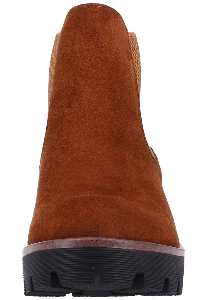 Rieker Stiefelette Lederimitat Beige Warmfutter - surf4shoes