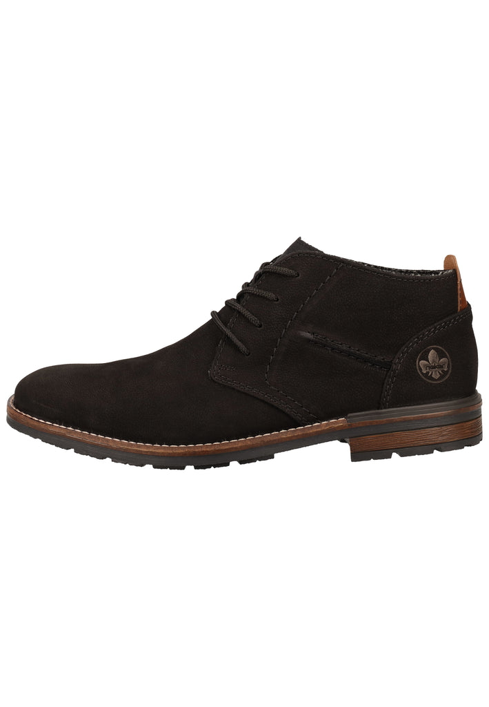 Rieker Halbschuhe Leder Schwarz - surf4shoes