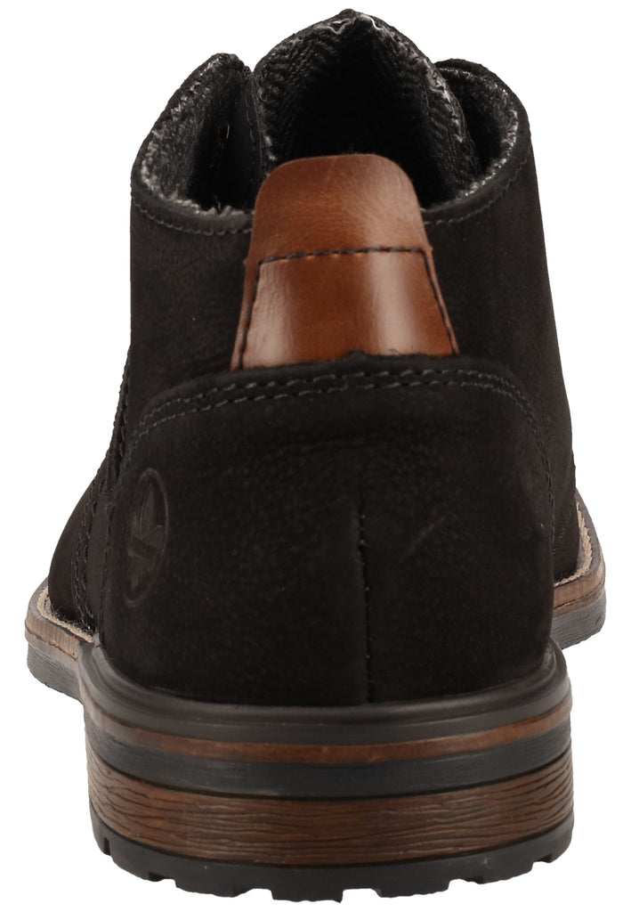 Rieker Halbschuhe Leder Schwarz - surf4shoes