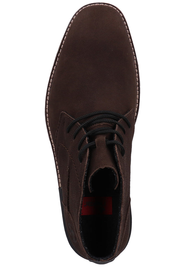 Rieker Halbschuhe Leder Braun/Schwarz - surf4shoes