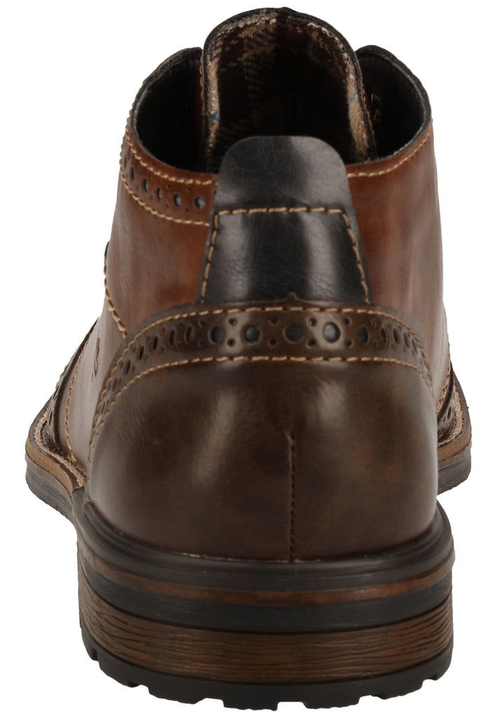 Rieker Halbschuhe Lederimitat Braun - surf4shoes