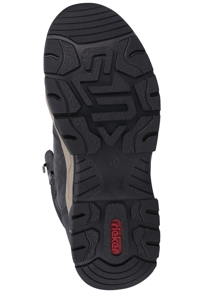 Rieker Stiefelette Lederimitat Pazifik Warmfutter - surf4shoes