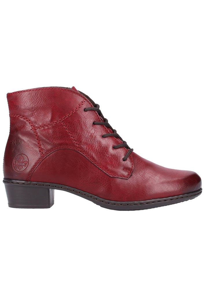 Rieker Stiefelette Lederimitat Wine - surf4shoes