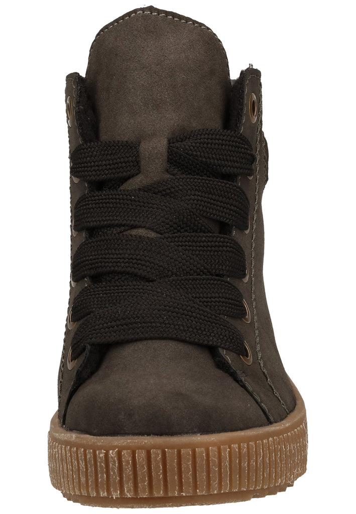 Rieker Sneaker Lederimitat Anthrazit Warmfutter - surf4shoes
