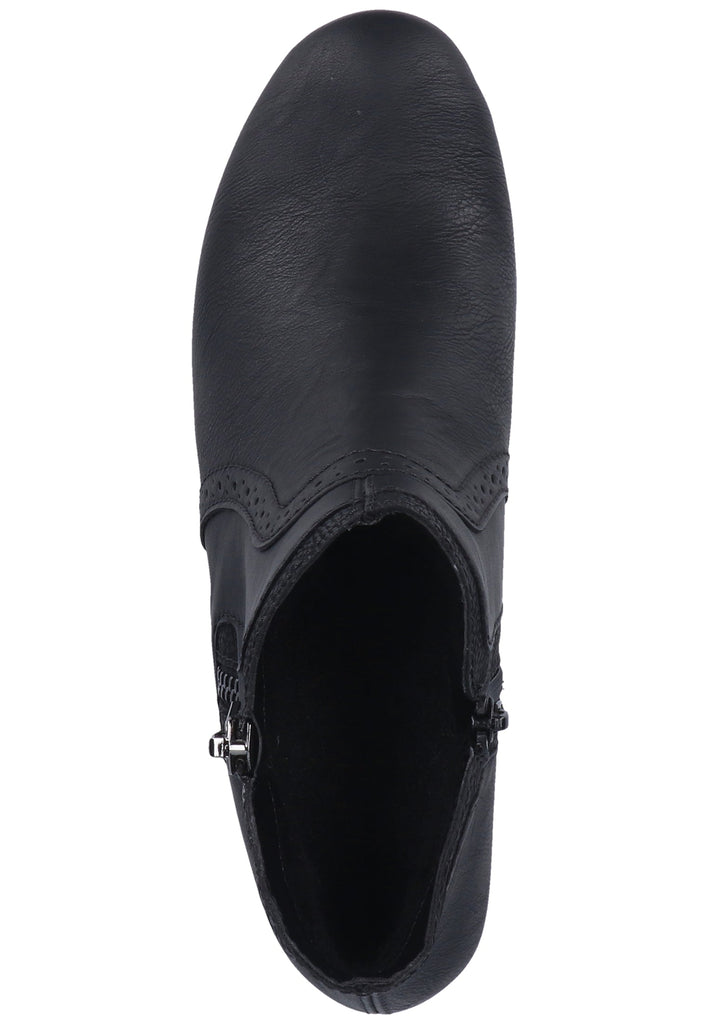 Rieker Stiefelette Lederimitat Schwarz Warmfutter - surf4shoes