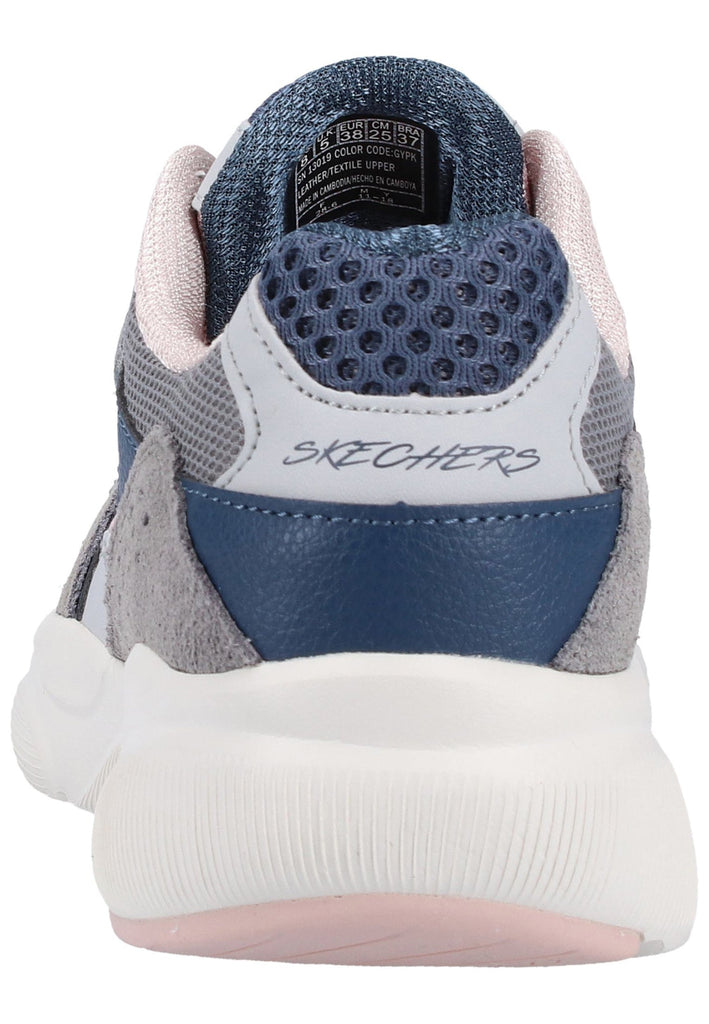Skechers Sneaker Leder Grau - surf4shoes