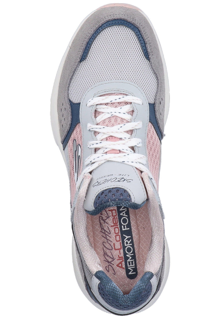 Skechers Sneaker Leder Grau - surf4shoes