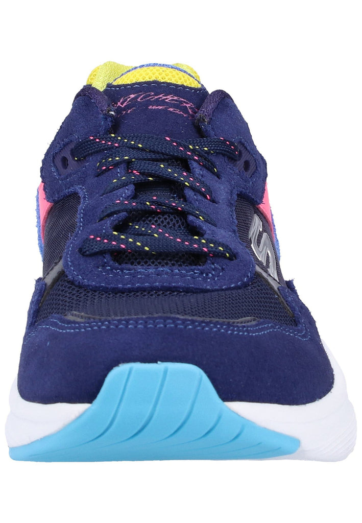 Skechers Sneaker Leder Blau - surf4shoes