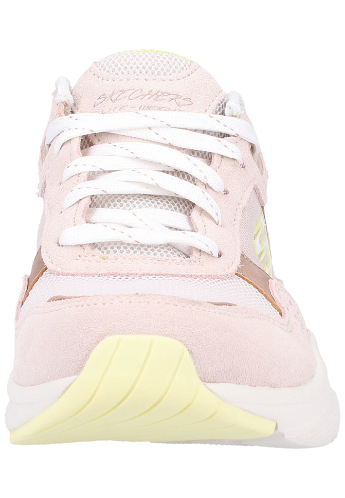 Skechers Sneaker Leder Grau - surf4shoes