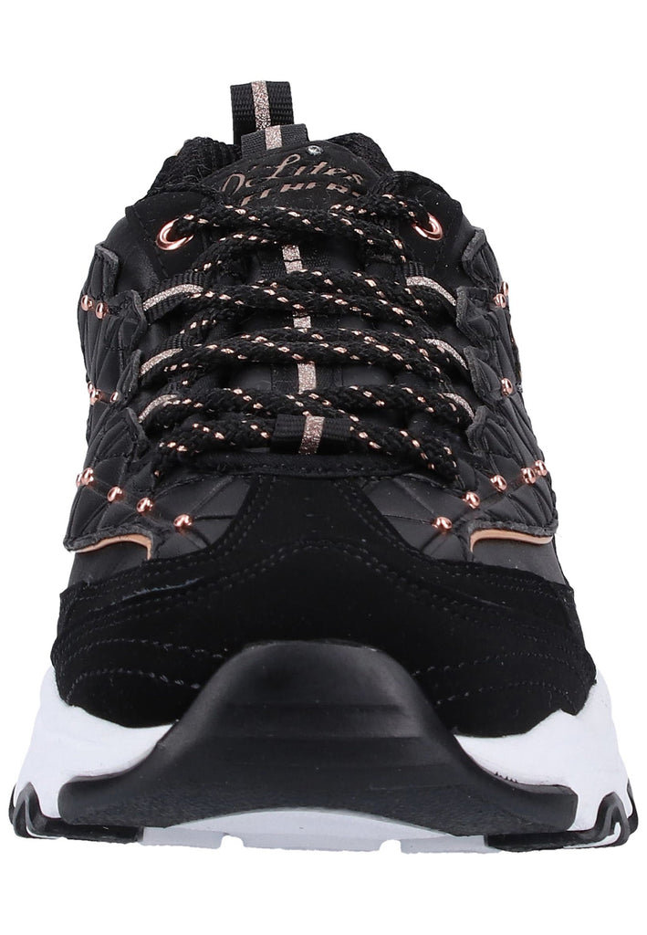 Skechers Sneaker Leder Schwarz - surf4shoes