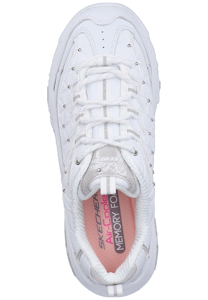 Skechers Sneaker Leder Weiß - surf4shoes