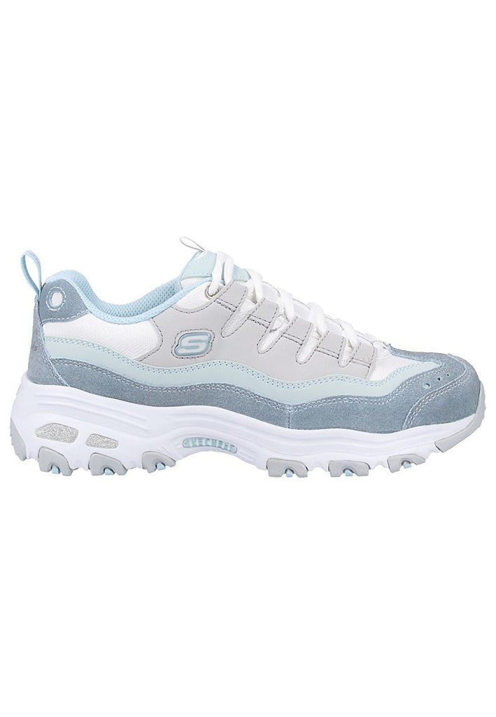 Skechers Sneaker Leder Blau - surf4shoes