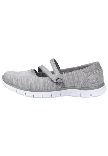 Skechers Ballerinas Textil Grau - surf4shoes