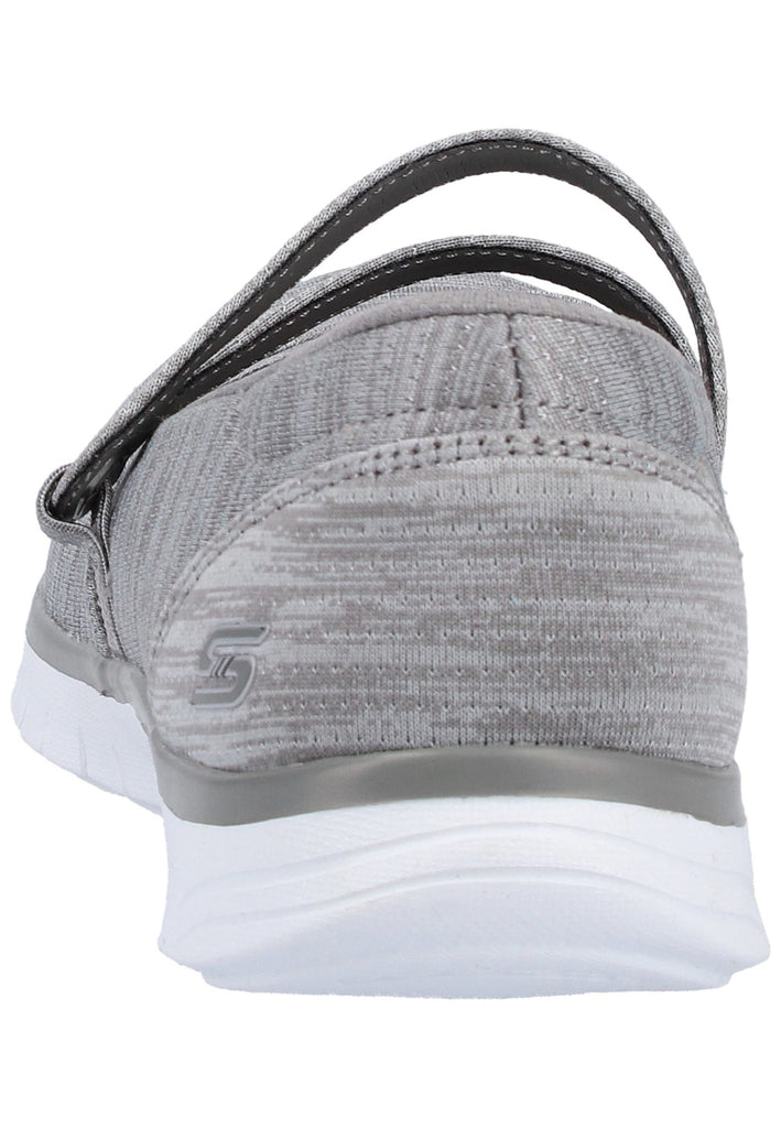 Skechers Ballerinas Textil Grau - surf4shoes