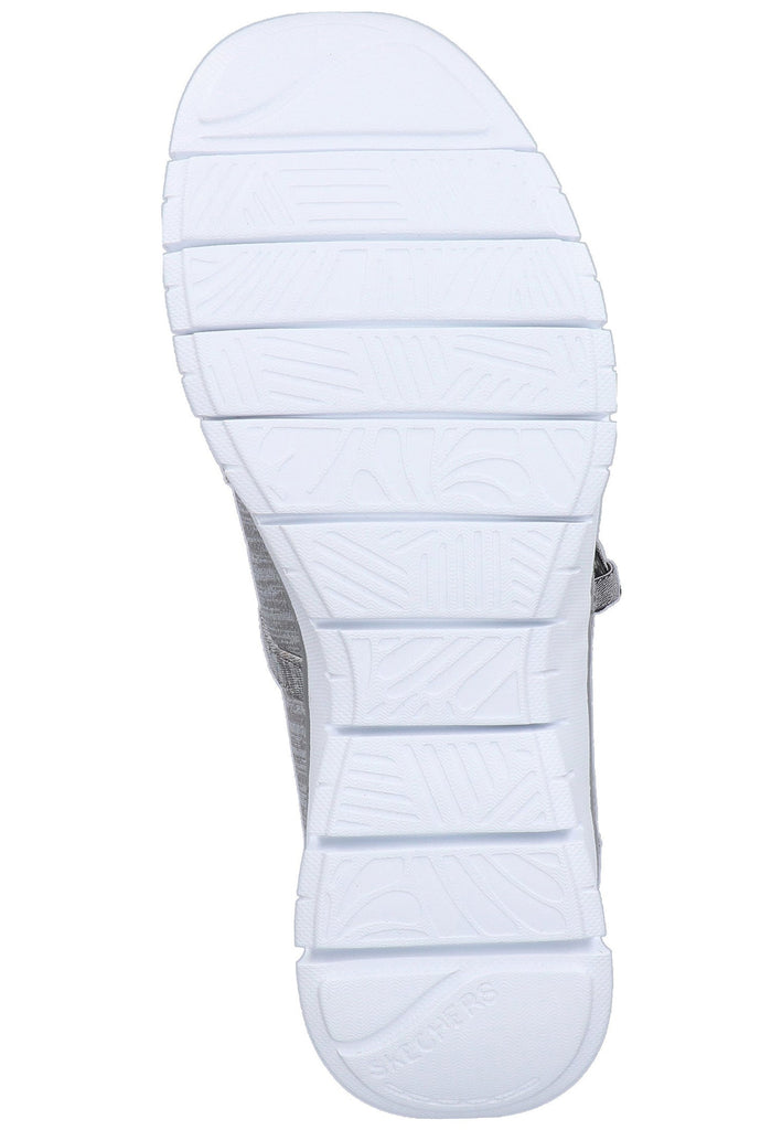 Skechers Ballerinas Textil Grau - surf4shoes