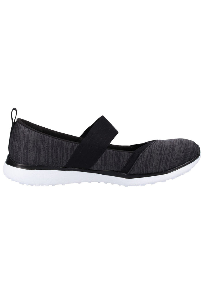 Skechers Ballerinas Textil Schwarz - surf4shoes