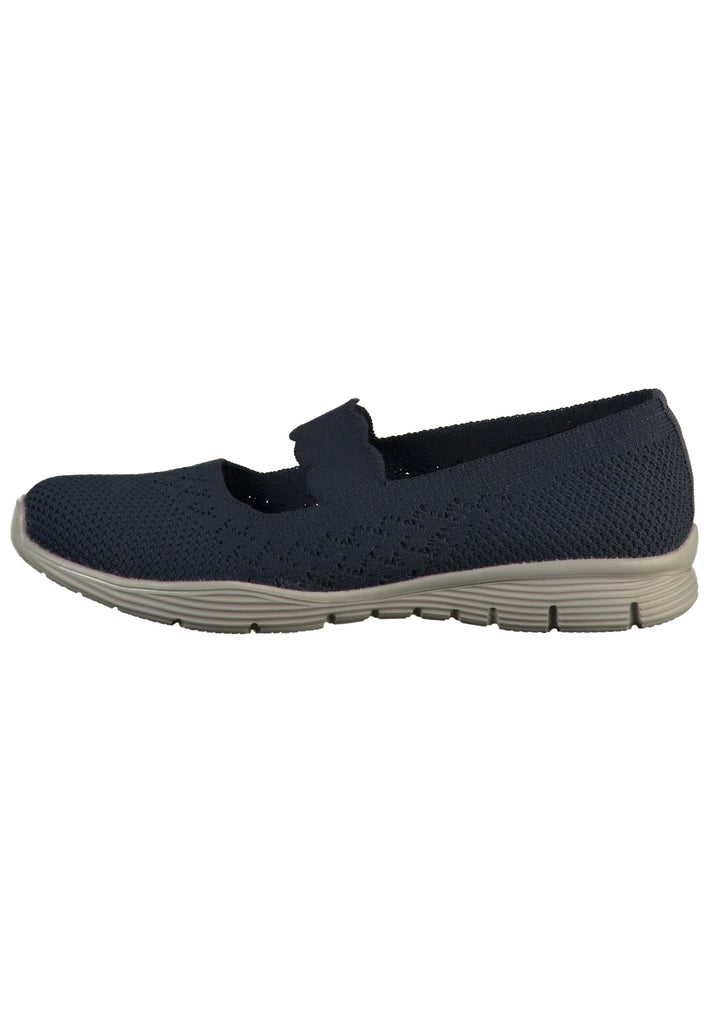 Skechers Ballerinas Textil Blau - surf4shoes