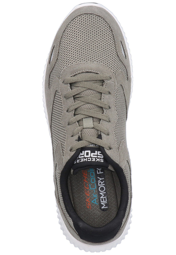 Skechers Sneaker Leder Oliv - surf4shoes