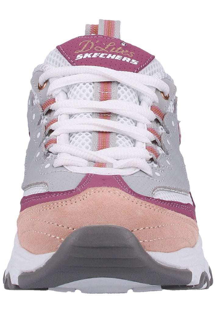 Skechers Sneaker Leder Hellgrau - surf4shoes
