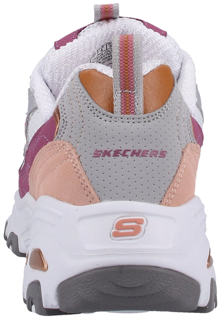 Skechers Sneaker Leder Hellgrau - surf4shoes