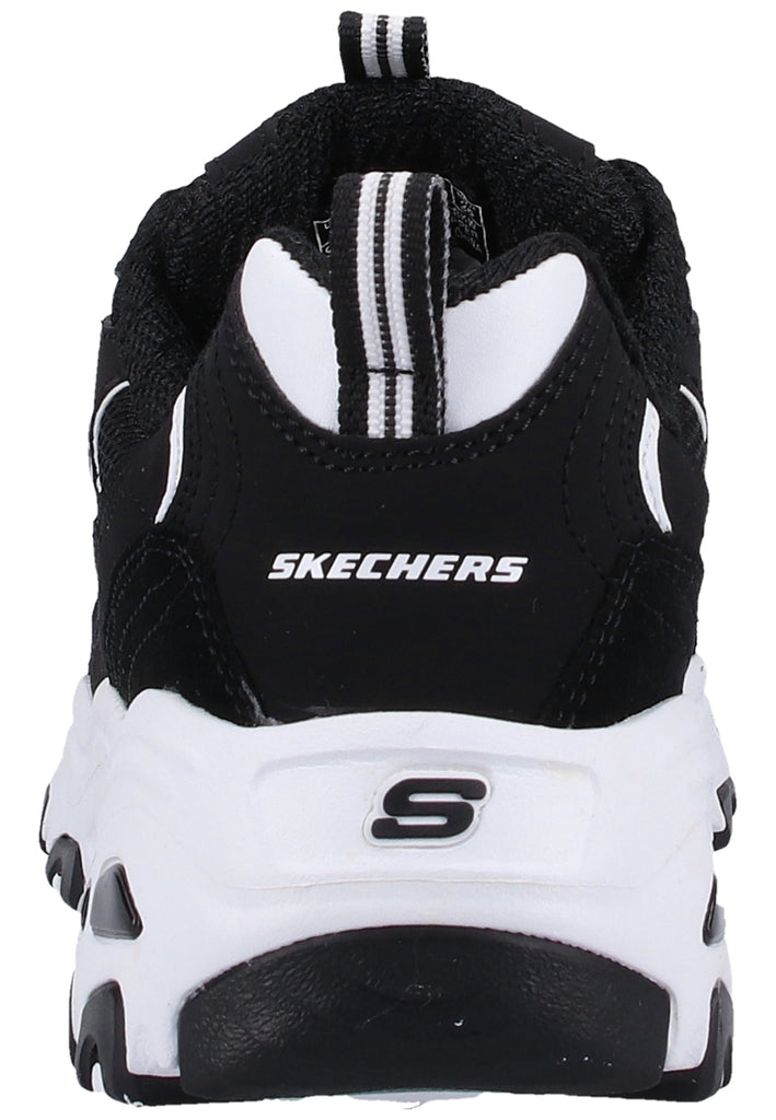 Skechers Sneaker Leder Schwarz - surf4shoes