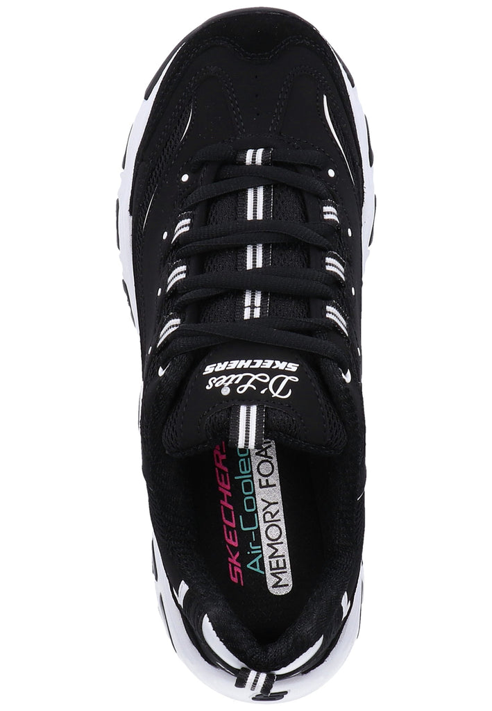 Skechers Sneaker Leder Schwarz - surf4shoes