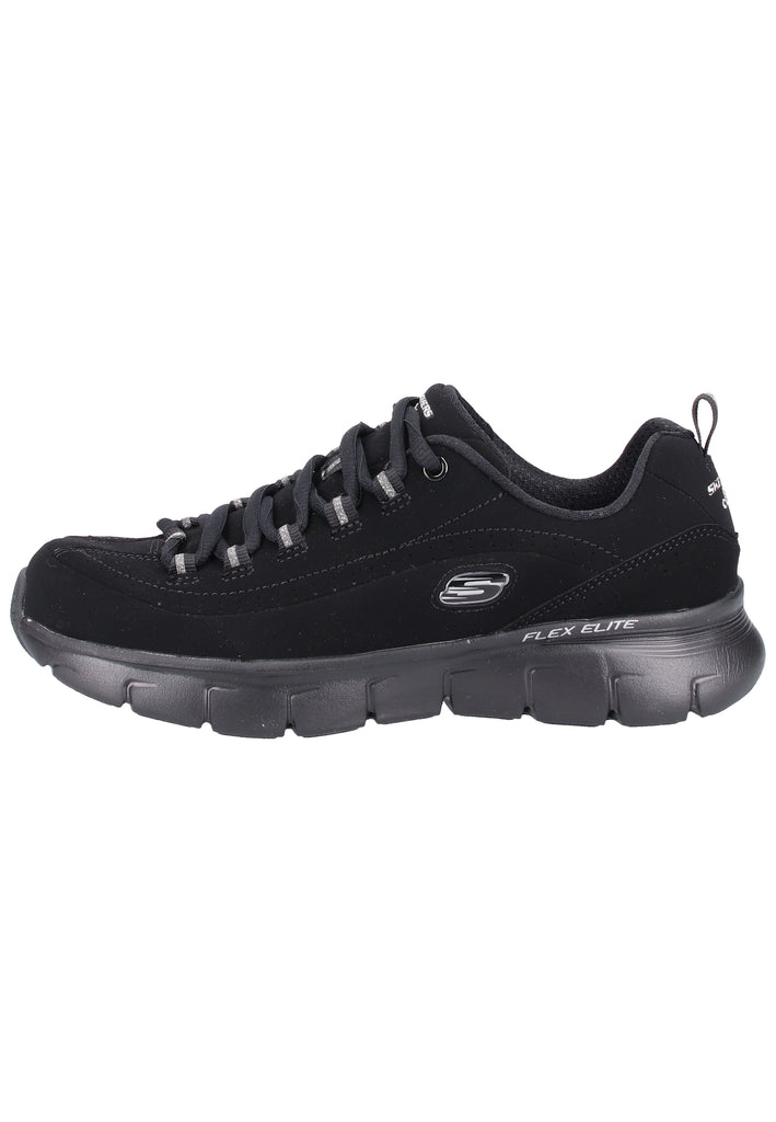 Skechers Sneaker Leder Schwarz - surf4shoes