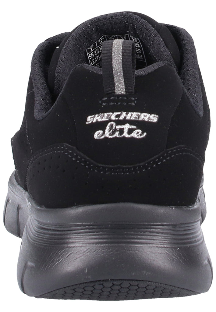 Skechers Sneaker Leder Schwarz - surf4shoes