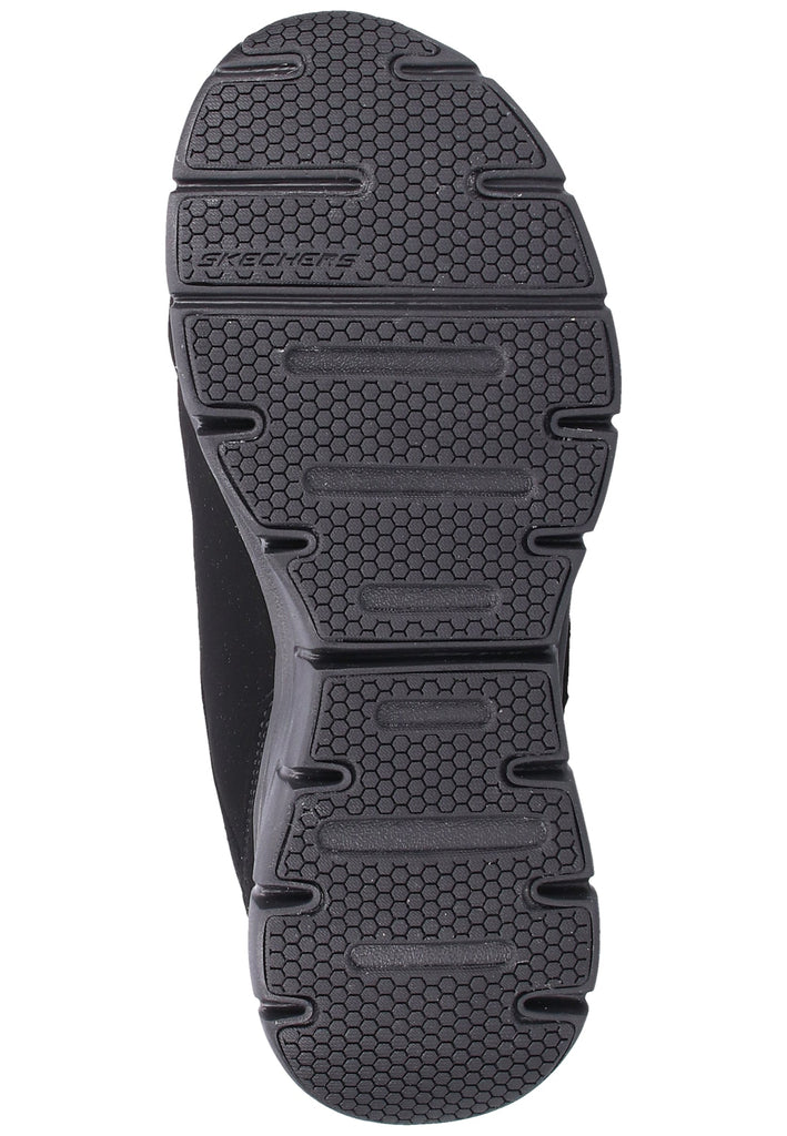 Skechers Sneaker Leder Schwarz - surf4shoes