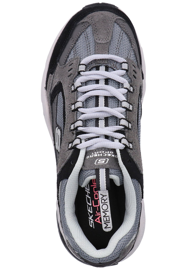 Skechers Sneaker Leder Grau - surf4shoes