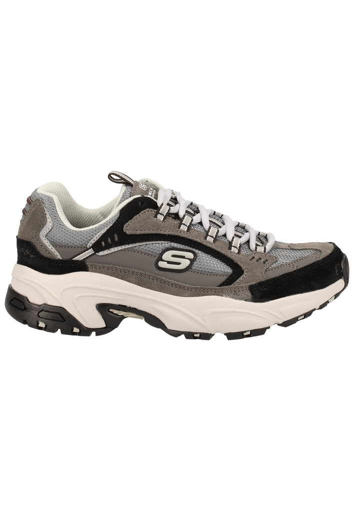 Skechers Sneaker Leder Grau - surf4shoes