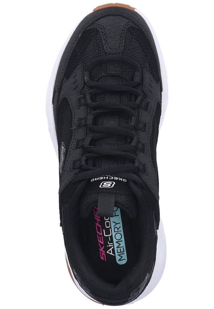Skechers Sneaker Leder Schwarz - surf4shoes