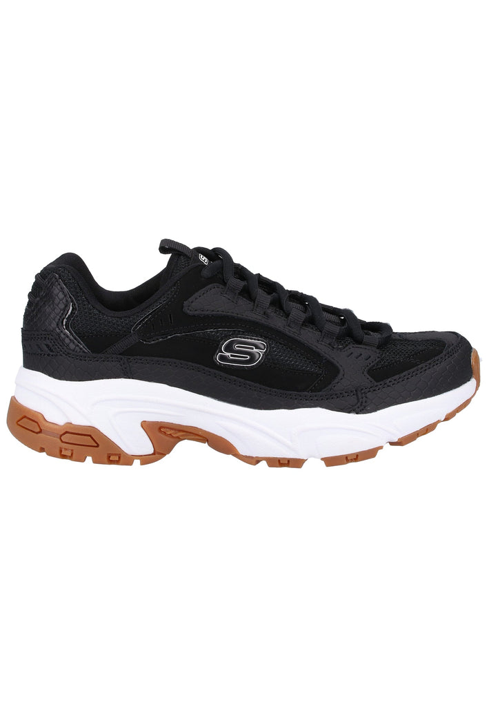 Skechers Sneaker Leder Schwarz - surf4shoes